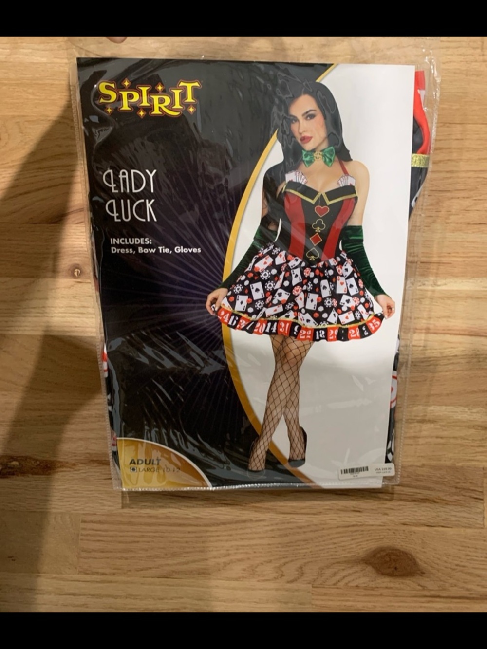 Spirit Lady Luck dress costume size large